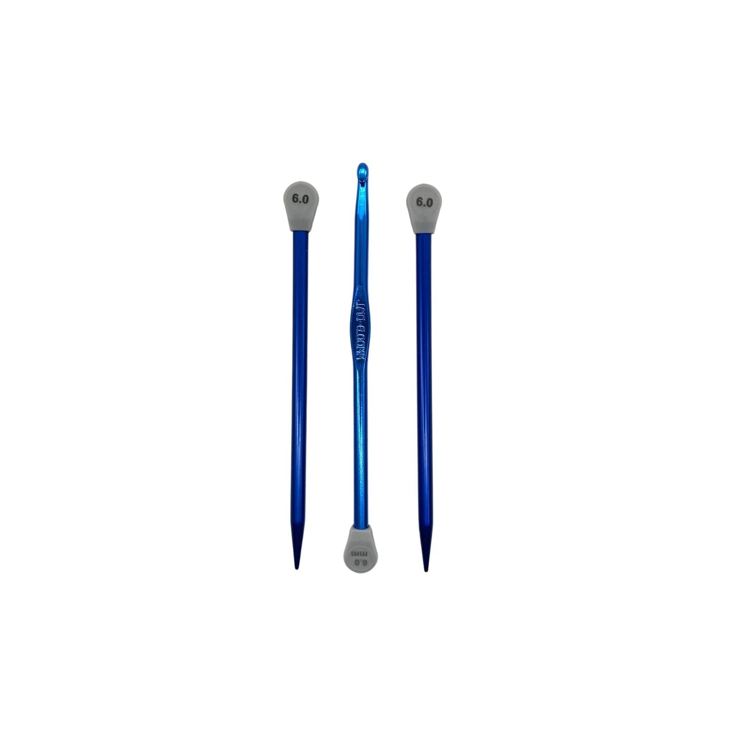 US 10/6mm Knitting Needle and Crochet Hook Set