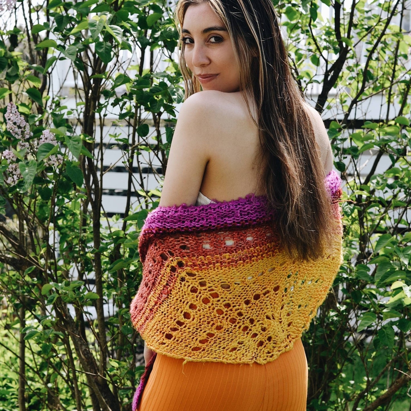 banana fiber shawl