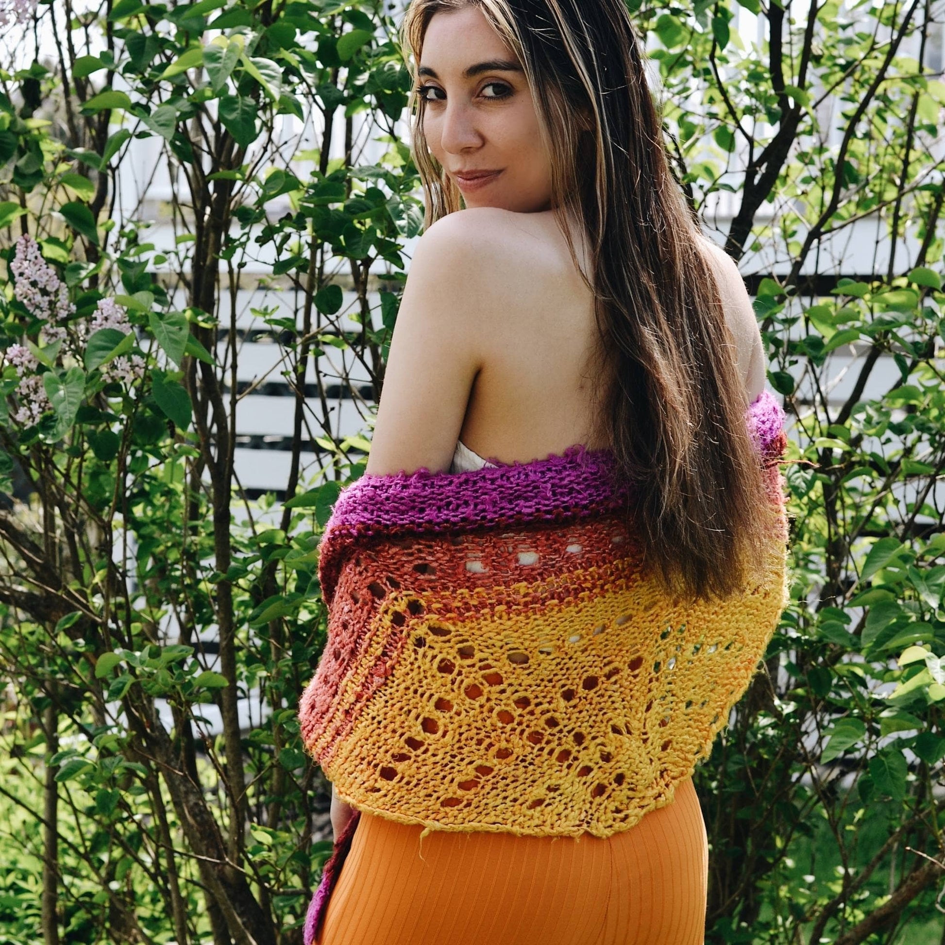 banana fiber shawl