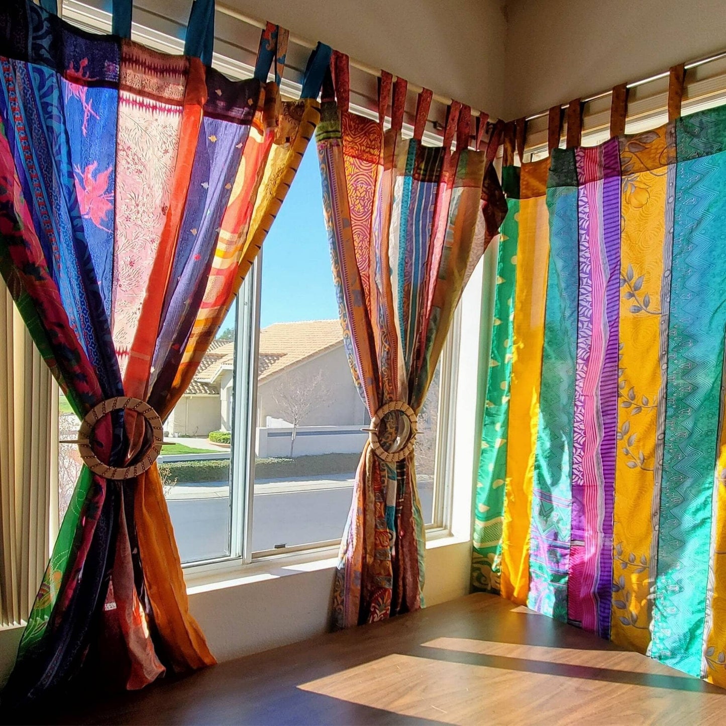 Recycled Sari Drapes