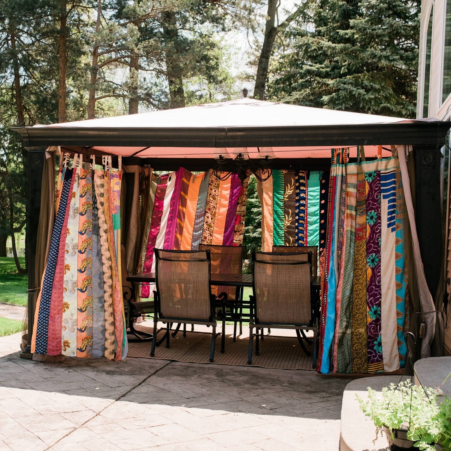 Recycled Sari Drapes