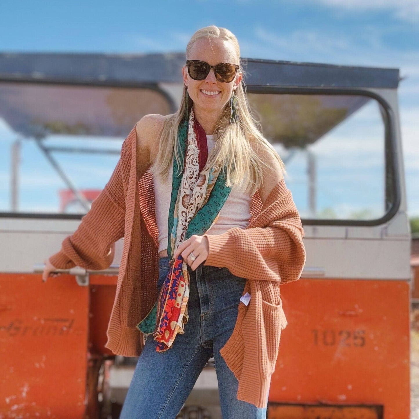 Sari Silk Medley Scarf