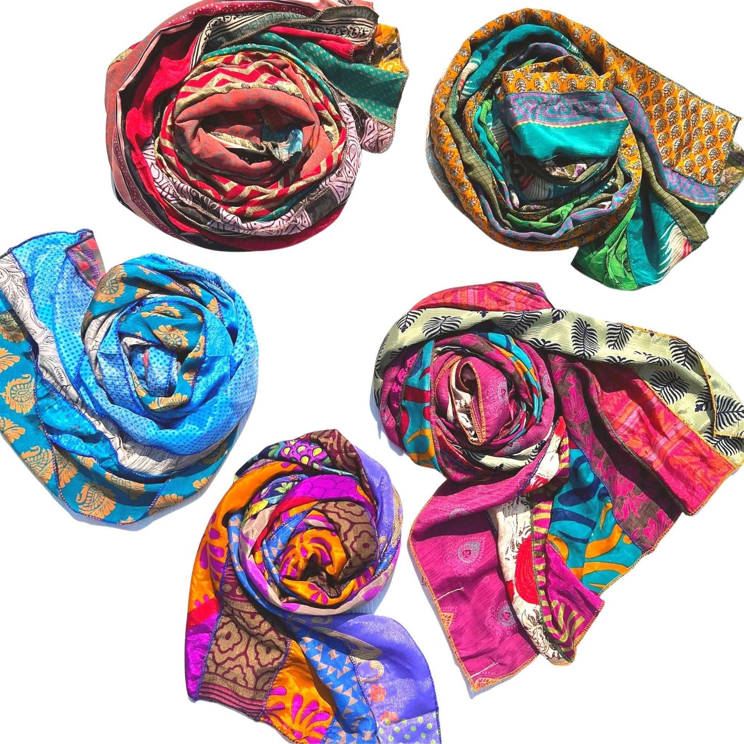 Sari Silk Medley Scarf