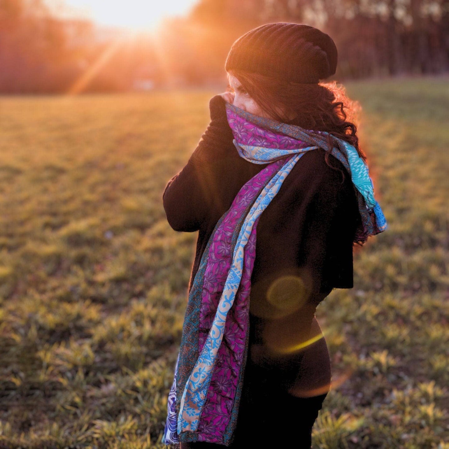 Sari Silk Medley Scarf