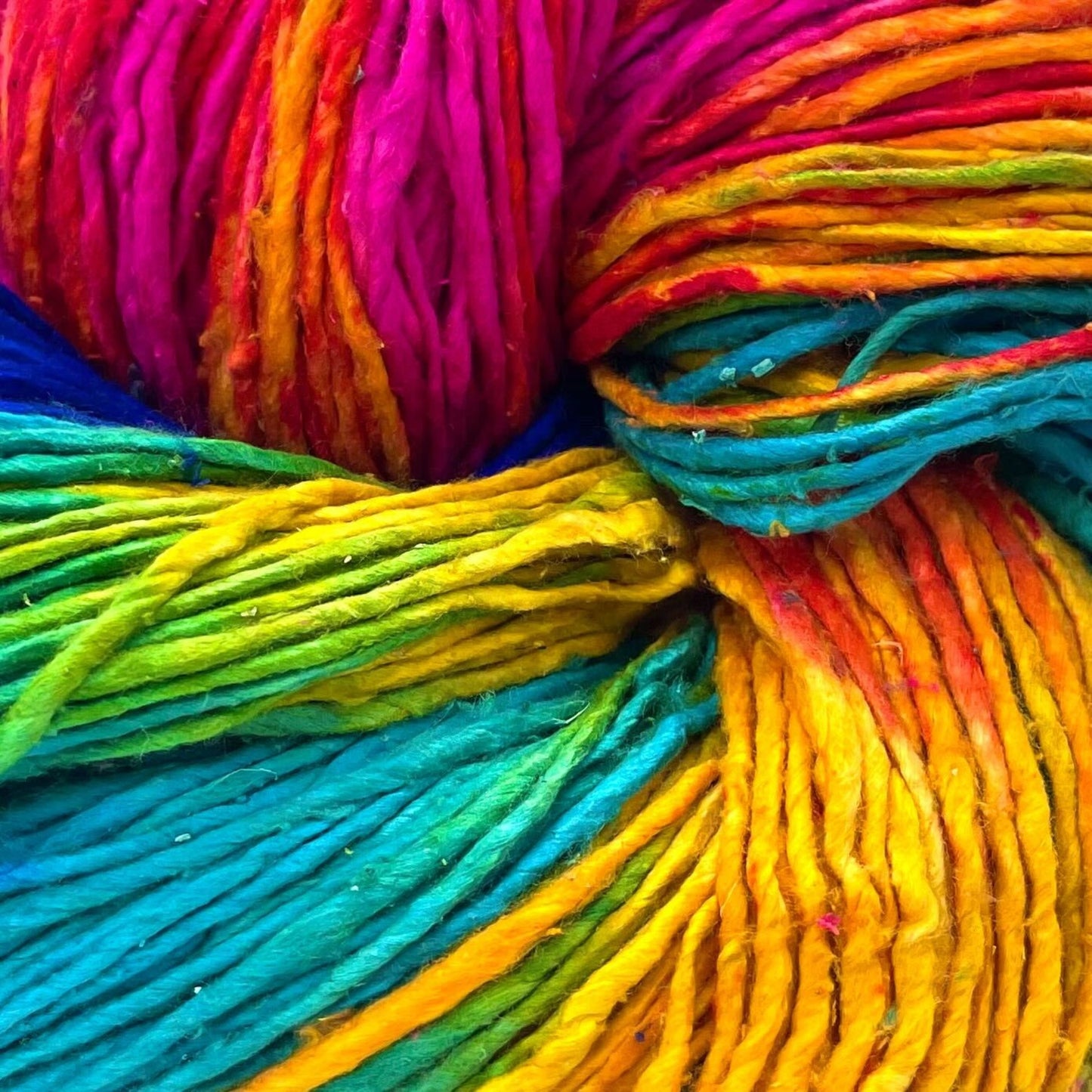 Silk Roving Worsted Weight - MEGA Skeins (250g)