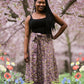 Darn Good Yarn: Special Edition Skirt: Wildflower Wonders The Original Sari Wrap Skirt, Clothing and Accessories