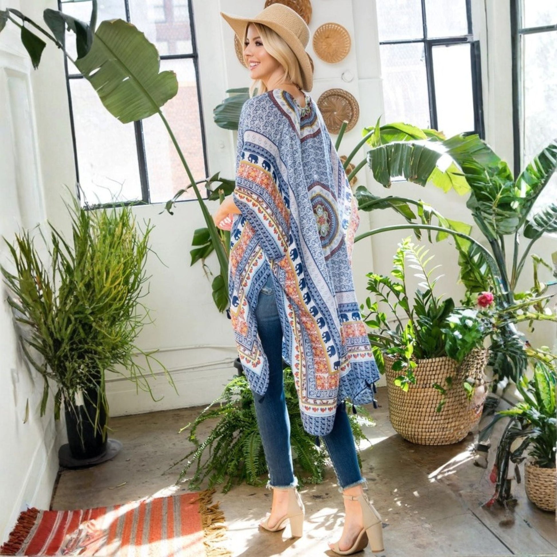 Darn Good Yarn: Desert Sunset Kimono, Clothing and Accessories