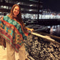 Darn Good Yarn: Nanda Hooded Poncho, Clothing and Accessories