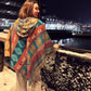 Darn Good Yarn: Nanda Hooded Poncho, Clothing and Accessories