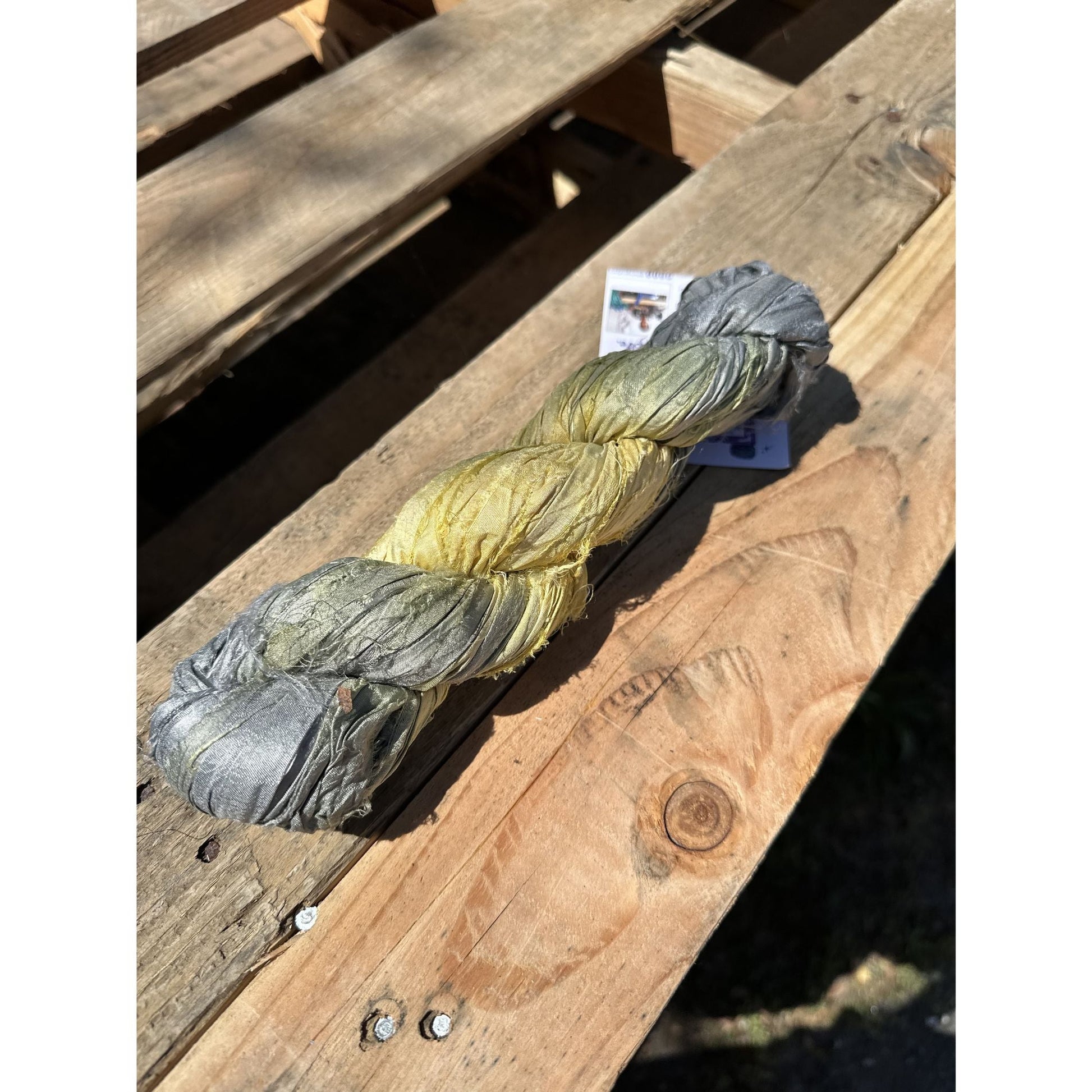 Darn Good Yarn: Spring Awakening Colorway Set – Artisan Sari Silk Ribbon Yarn, Yarn