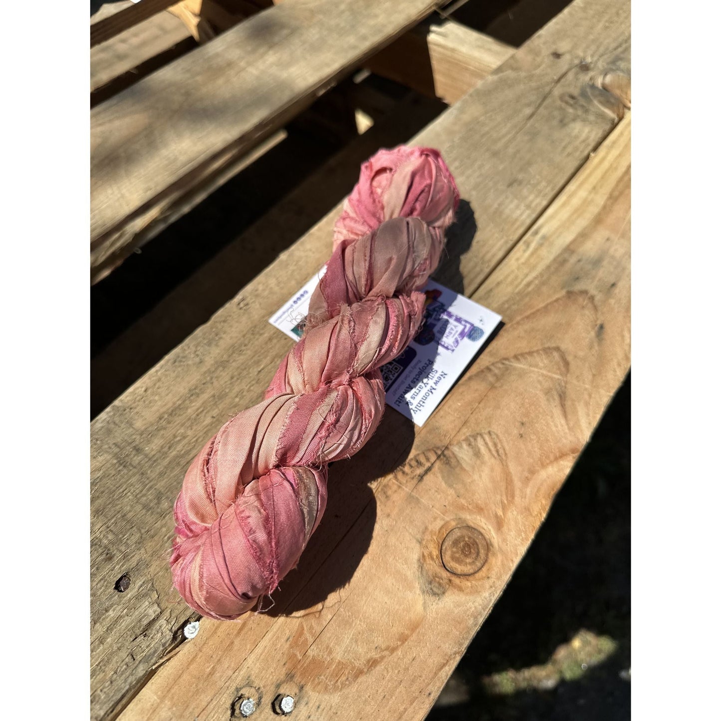 Darn Good Yarn: Spring Awakening Colorway Set – Artisan Sari Silk Ribbon Yarn, Yarn