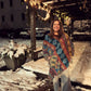 Darn Good Yarn: Nanda Hooded Poncho, Clothing and Accessories