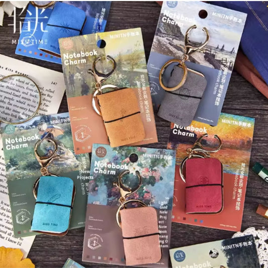 Mini Travel Notebook Keychain