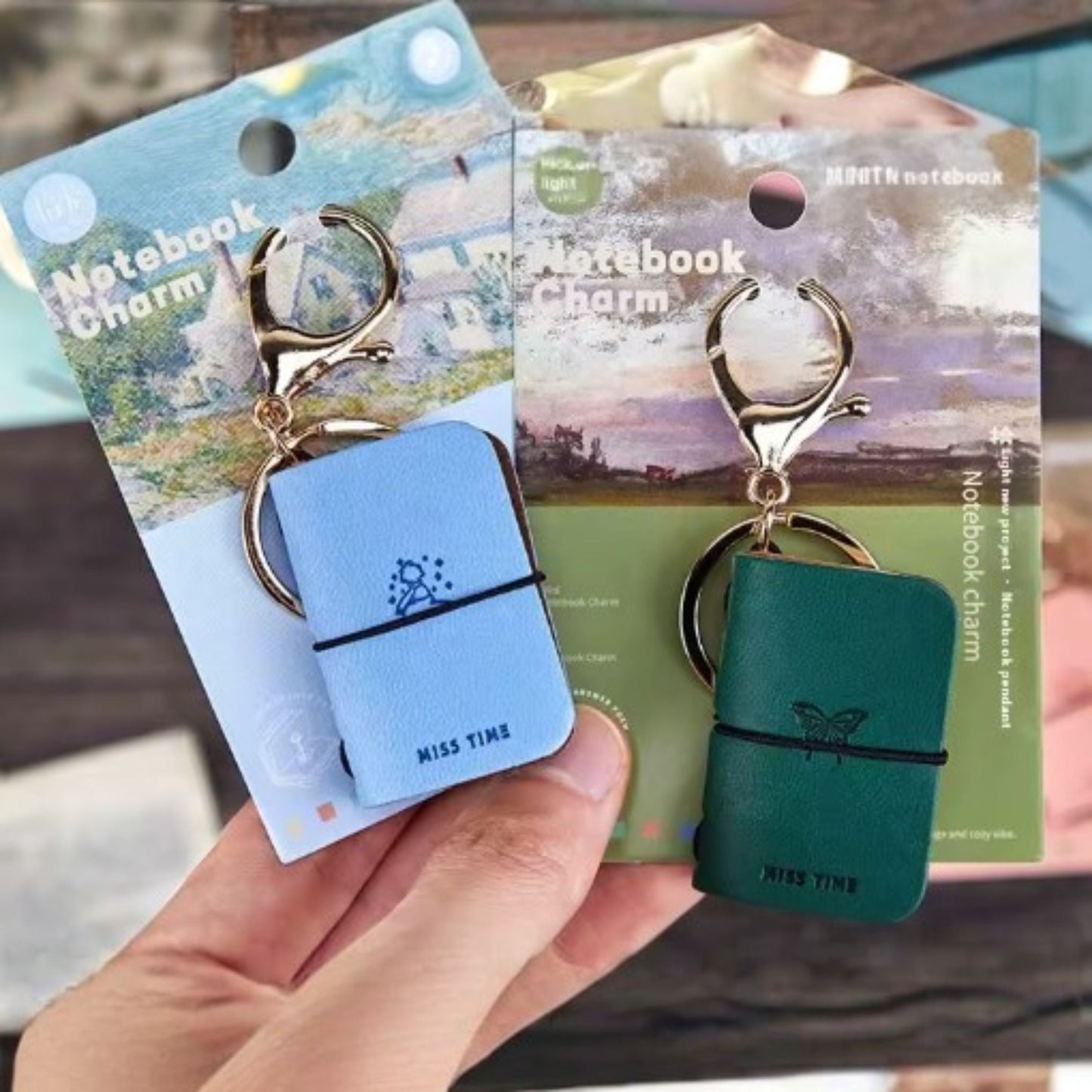 Mini Travel Notebook Keychain