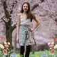 Darn Good Yarn: Special Edition Skirt: Wildflower Wonders The Original Sari Wrap Skirt, Clothing and Accessories