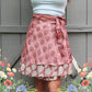 Darn Good Yarn: Special Edition Skirt: Wildflower Wonders The Original Sari Wrap Skirt, Clothing and Accessories