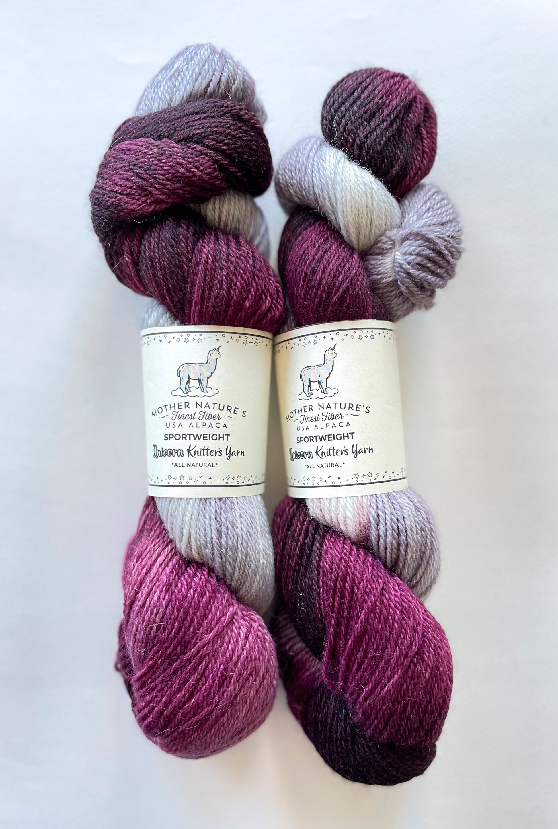 Darn Good Yarn: Sport Alpaca & Merino Hand Painted Yarn, 