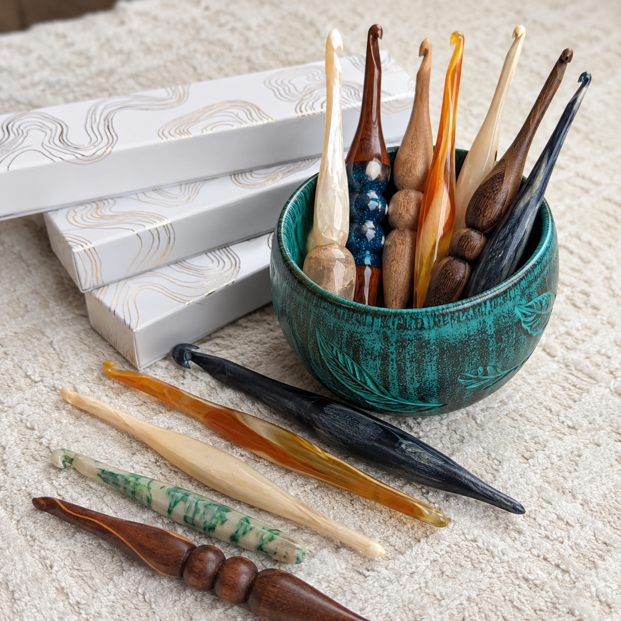 One-of-a-Kind Artisan Crochet Hook – Mystery Edition