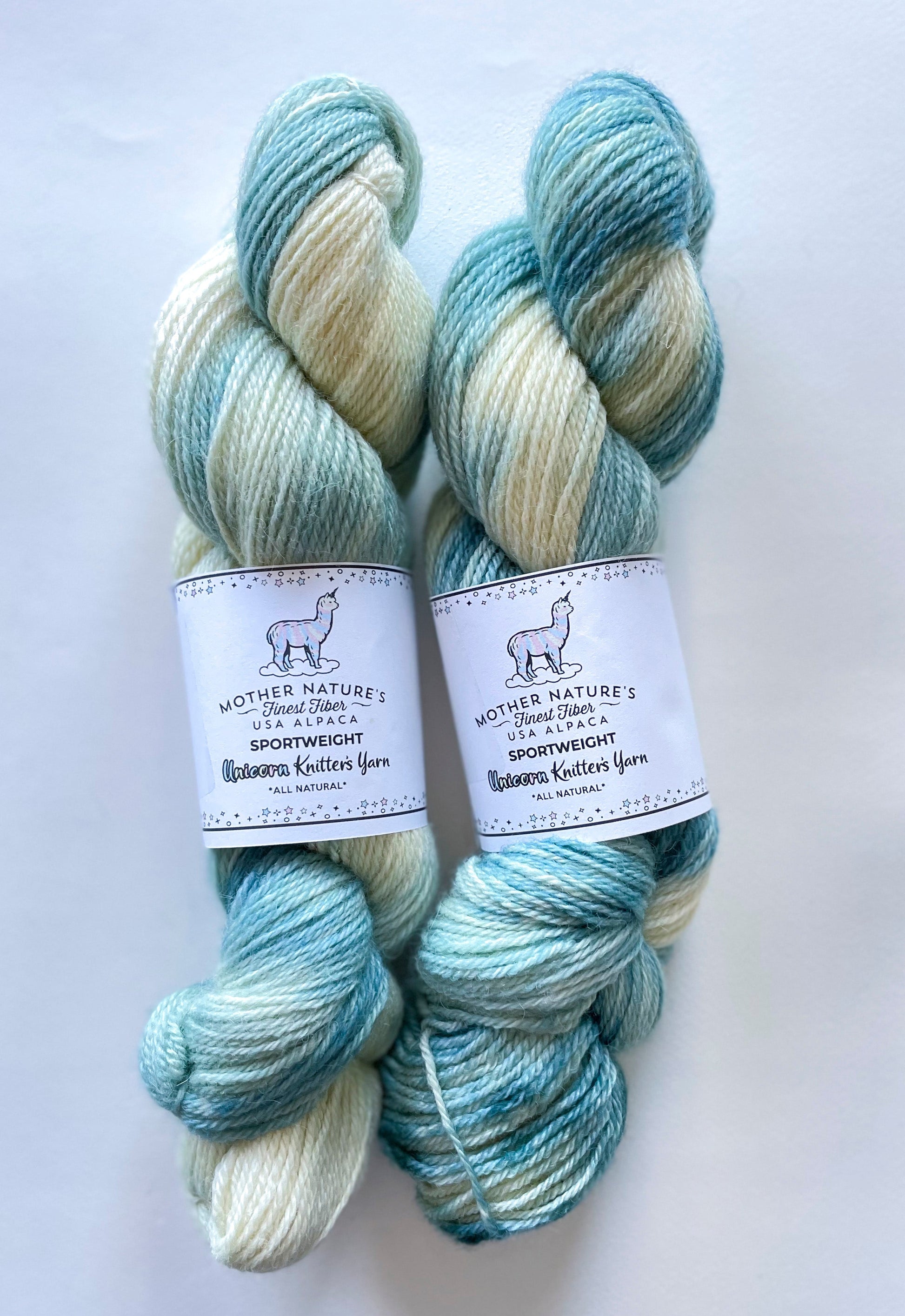 Darn Good Yarn: Sport Alpaca & Merino Hand Painted Yarn, 