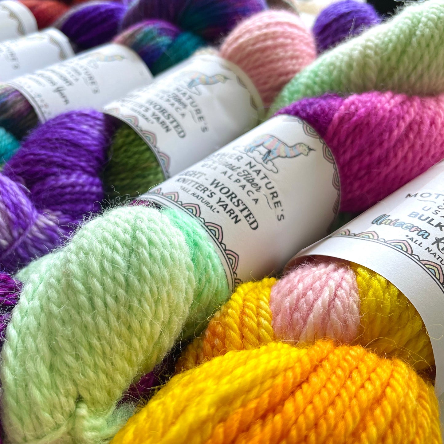 Darn Good Yarn: Bulky Alpaca & Merino Hand Painted Yarn, 