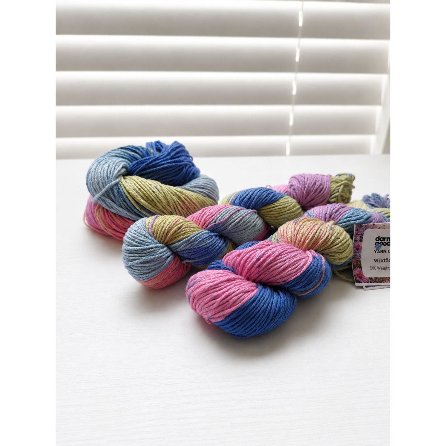DK Weight Recycled Silk Yarn 50g - Wildflower Meadow