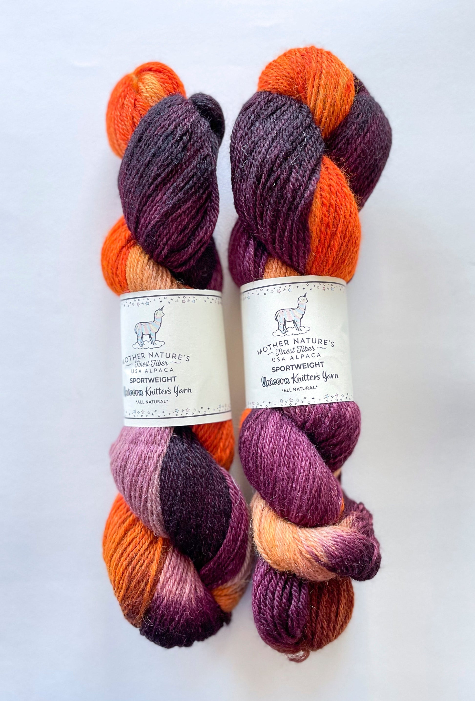 Darn Good Yarn: Sport Alpaca & Merino Hand Painted Yarn, 