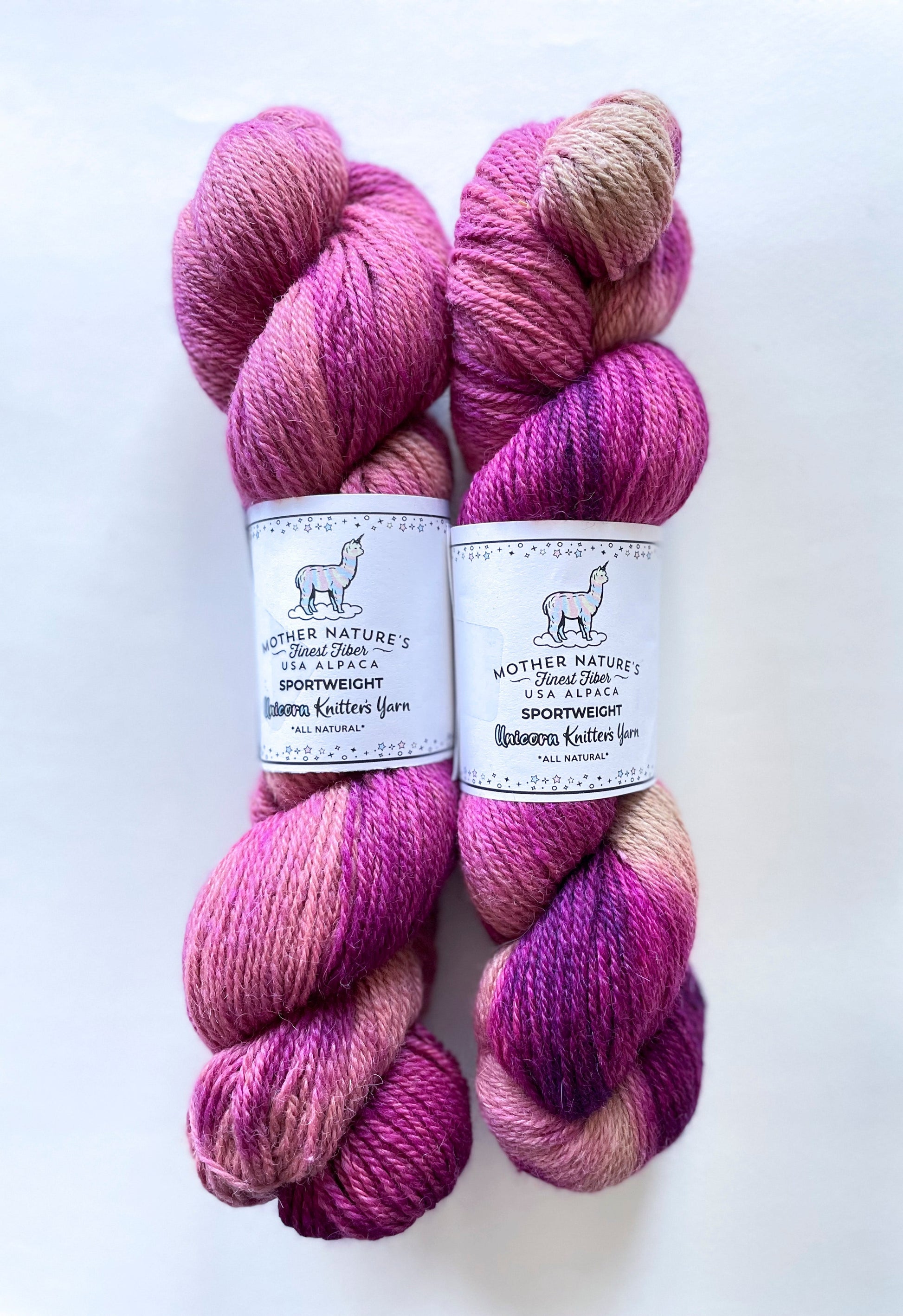 Darn Good Yarn: Sport Alpaca & Merino Hand Painted Yarn, 