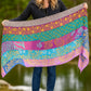 Reclaimed Sari Medley Scarf - Darn Good Yarn