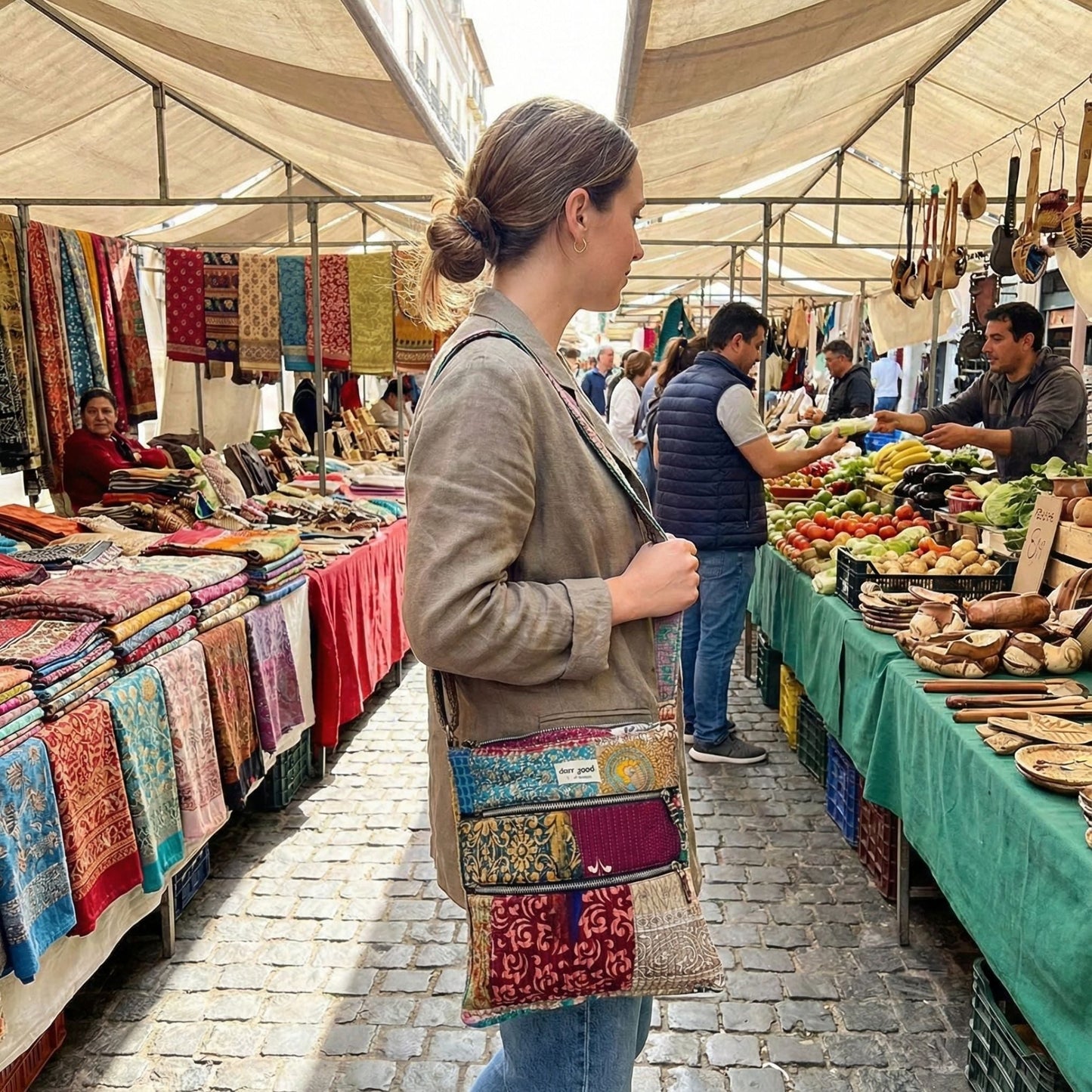 Darn Good Yarn: Boho Hippie Crossbody Bag, 