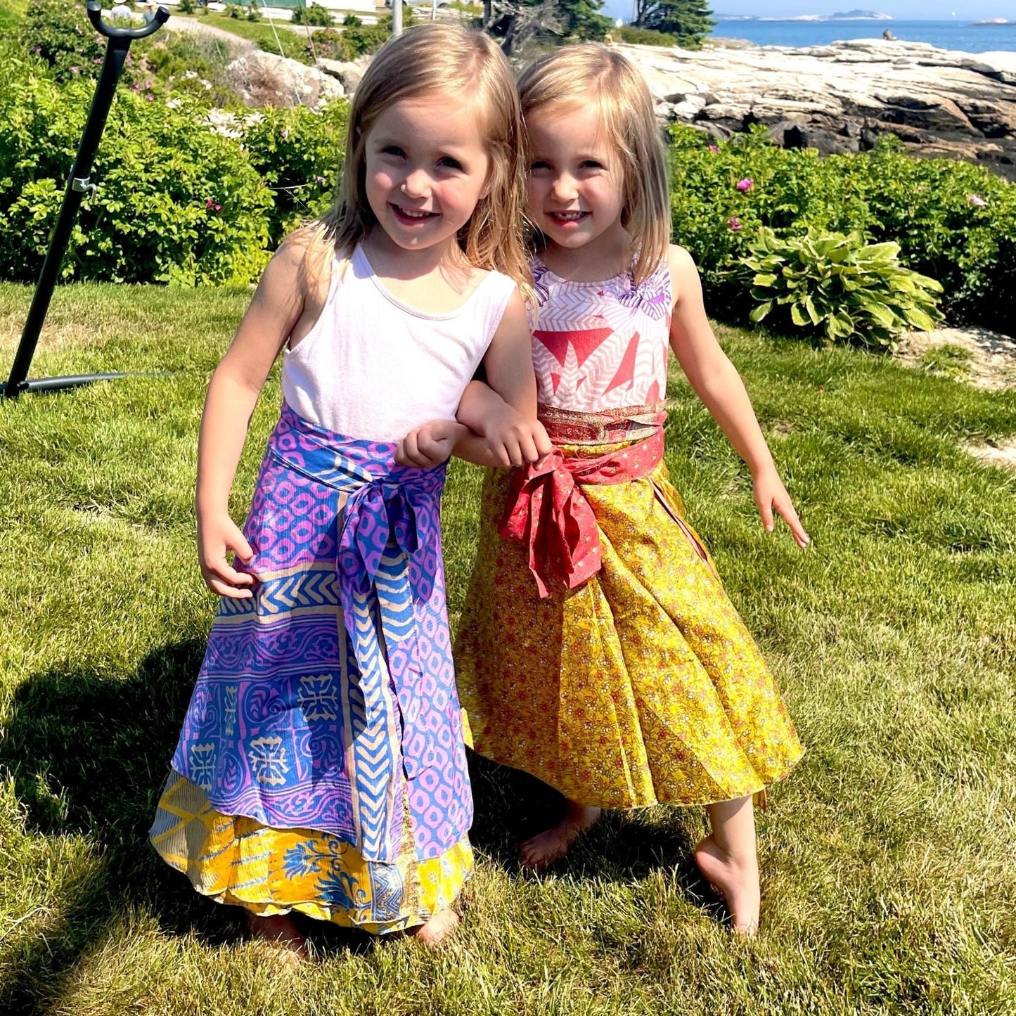 Darn Good Yarn: Tiny Dancer Kids Skirt – Recycled Sari Magic, Clothing and Accessories