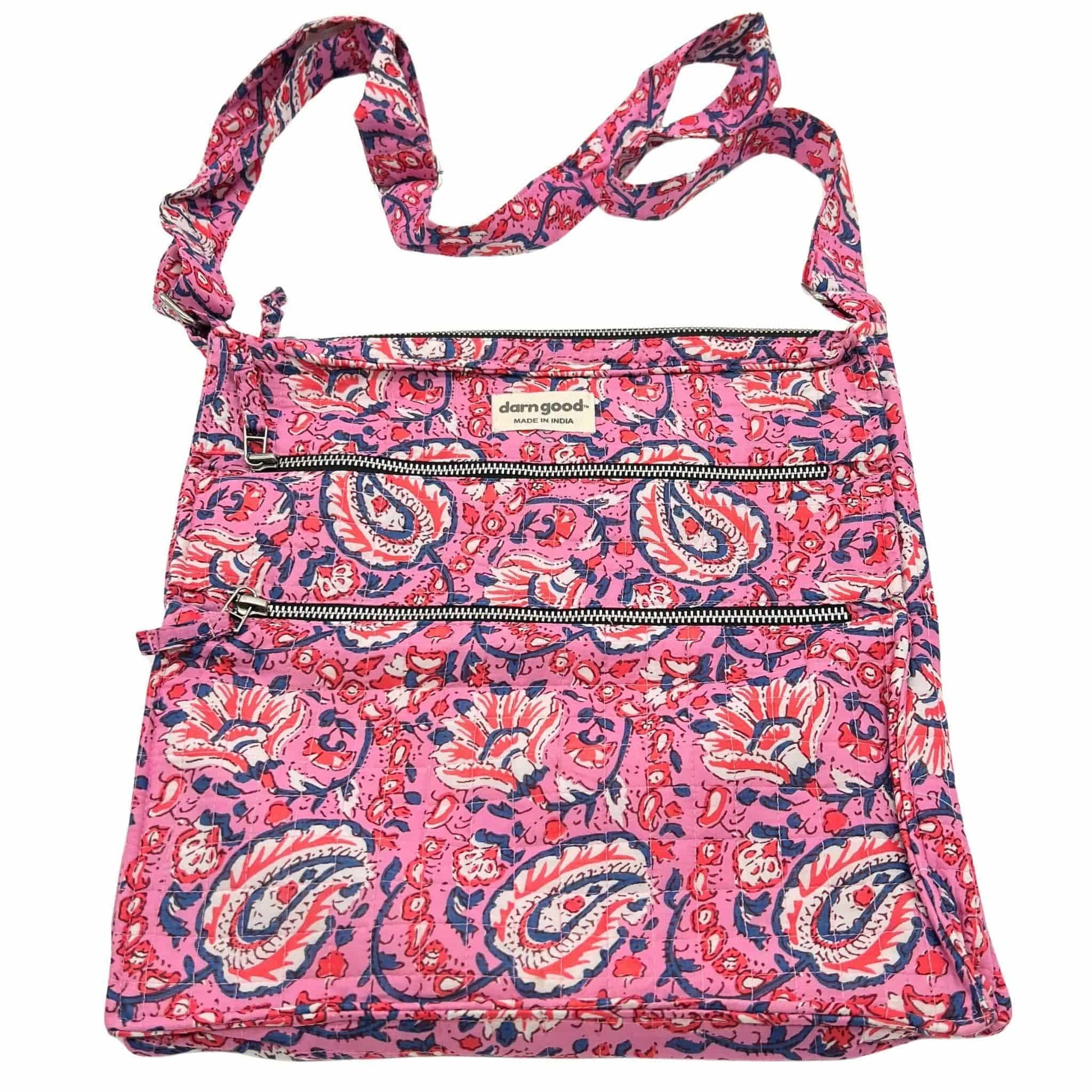 Boho Hippie Crossbody Bag - Darn Good Yarn