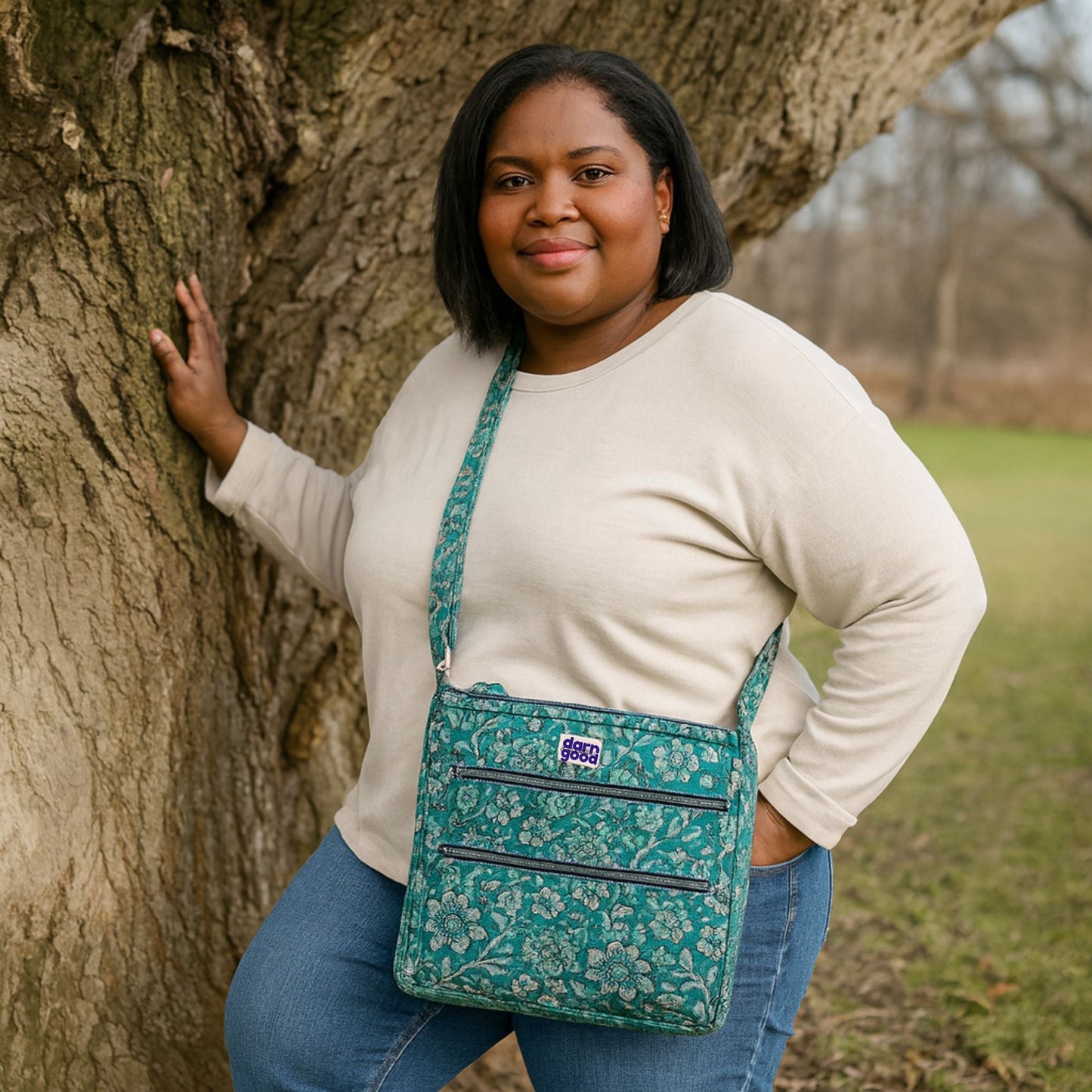 Darn Good Yarn: Boho Hippie Crossbody Bag, 