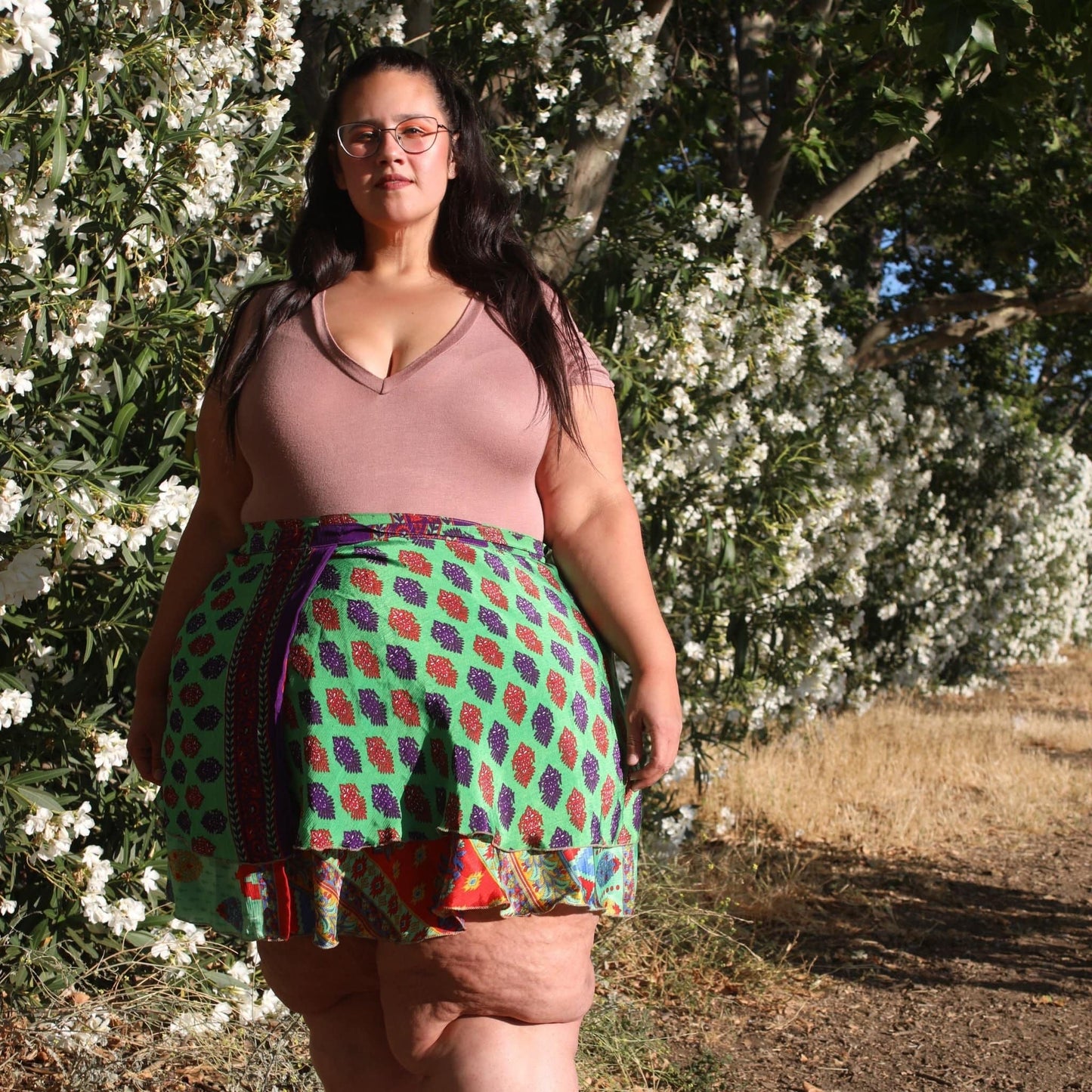 Knee-Length: "Mini" Sari Wrap Skirts - Darn Good Yarn