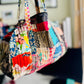 Darn Good Yarn: Patchwork Quilted Duffle Bag, Clothing and Accessories