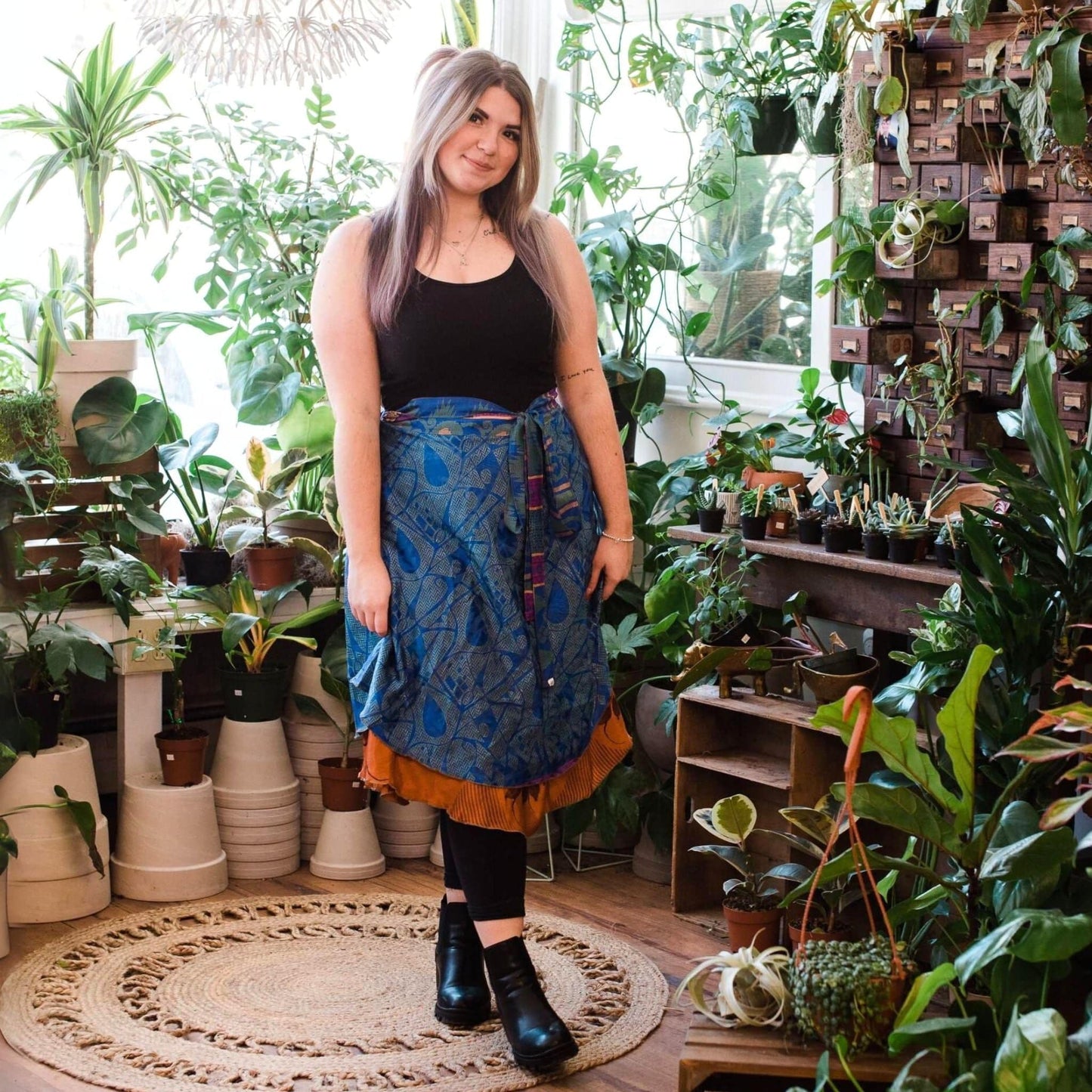 The Original Sari Wrap Skirt - Darn Good Yarn
