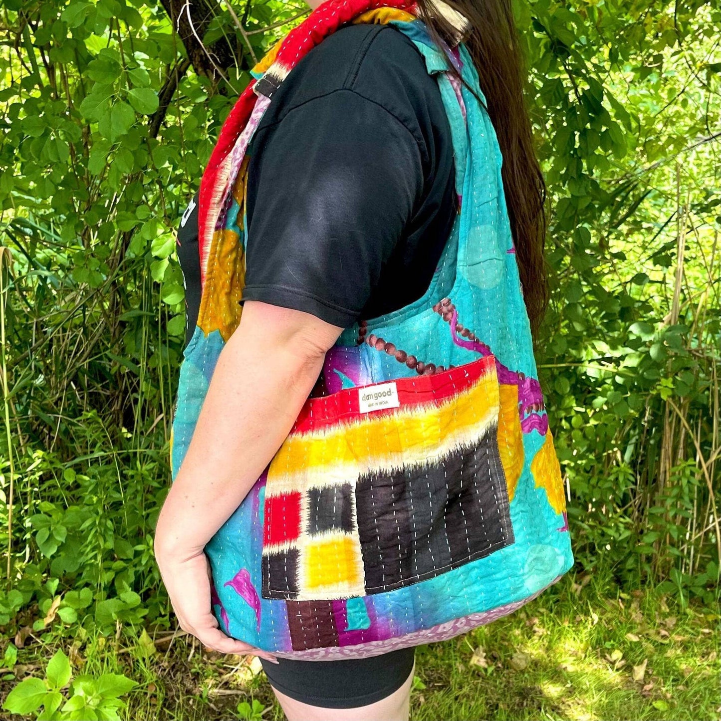 Exotic Voyage Oversized Kantha Bag - Darn Good Yarn