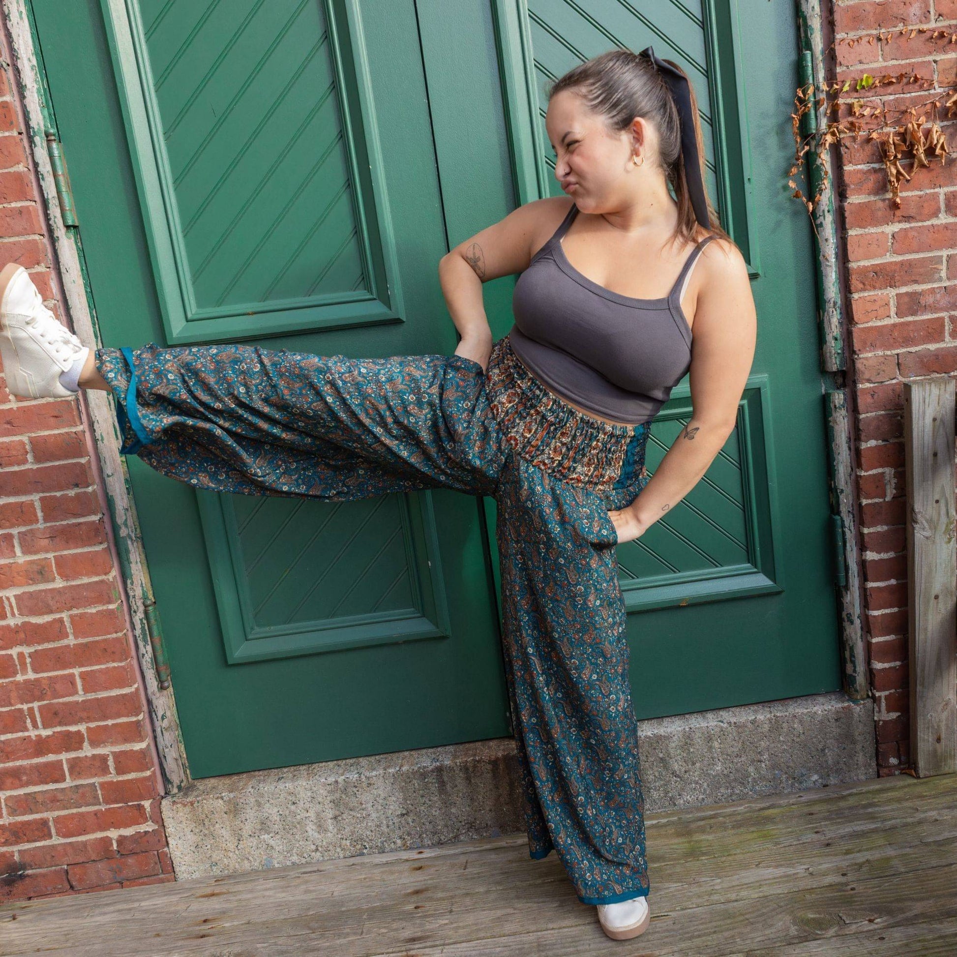 Seconds and Surplus Free Spirit Wide-Leg Palazzo Pant - Darn Good Yarn