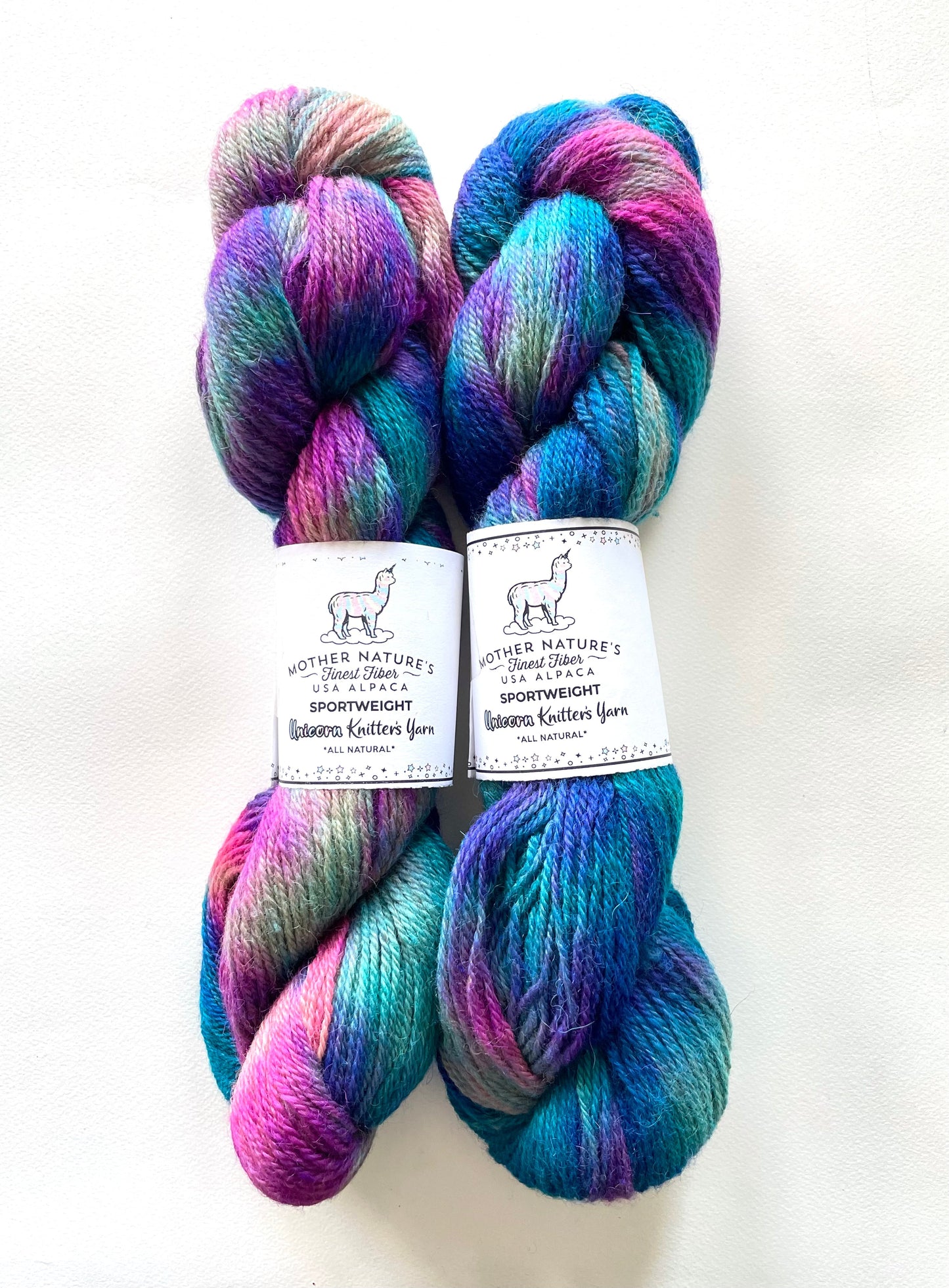 Darn Good Yarn: Sport Alpaca & Merino Hand Painted Yarn, 