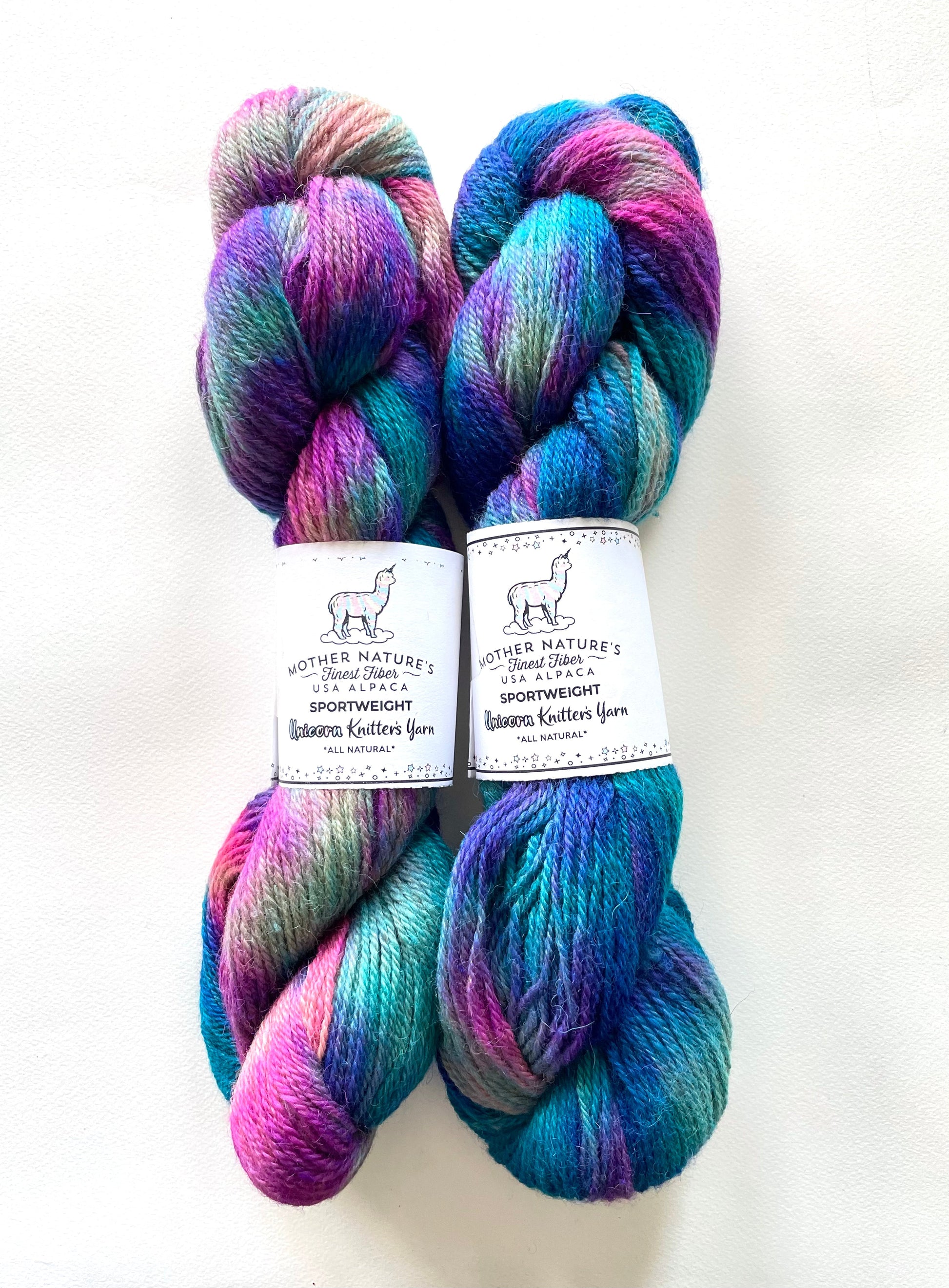 Darn Good Yarn: Sport Alpaca & Merino Hand Painted Yarn, 