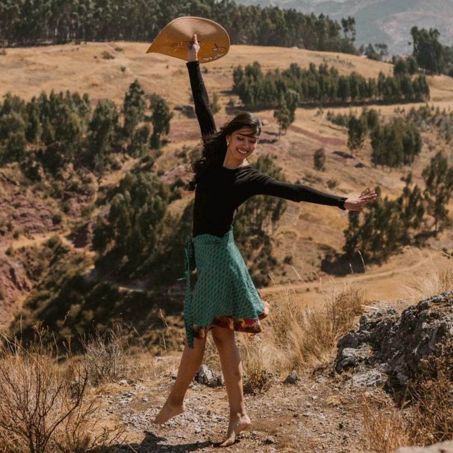 Knee-Length: "Mini" Sari Wrap Skirts - Darn Good Yarn