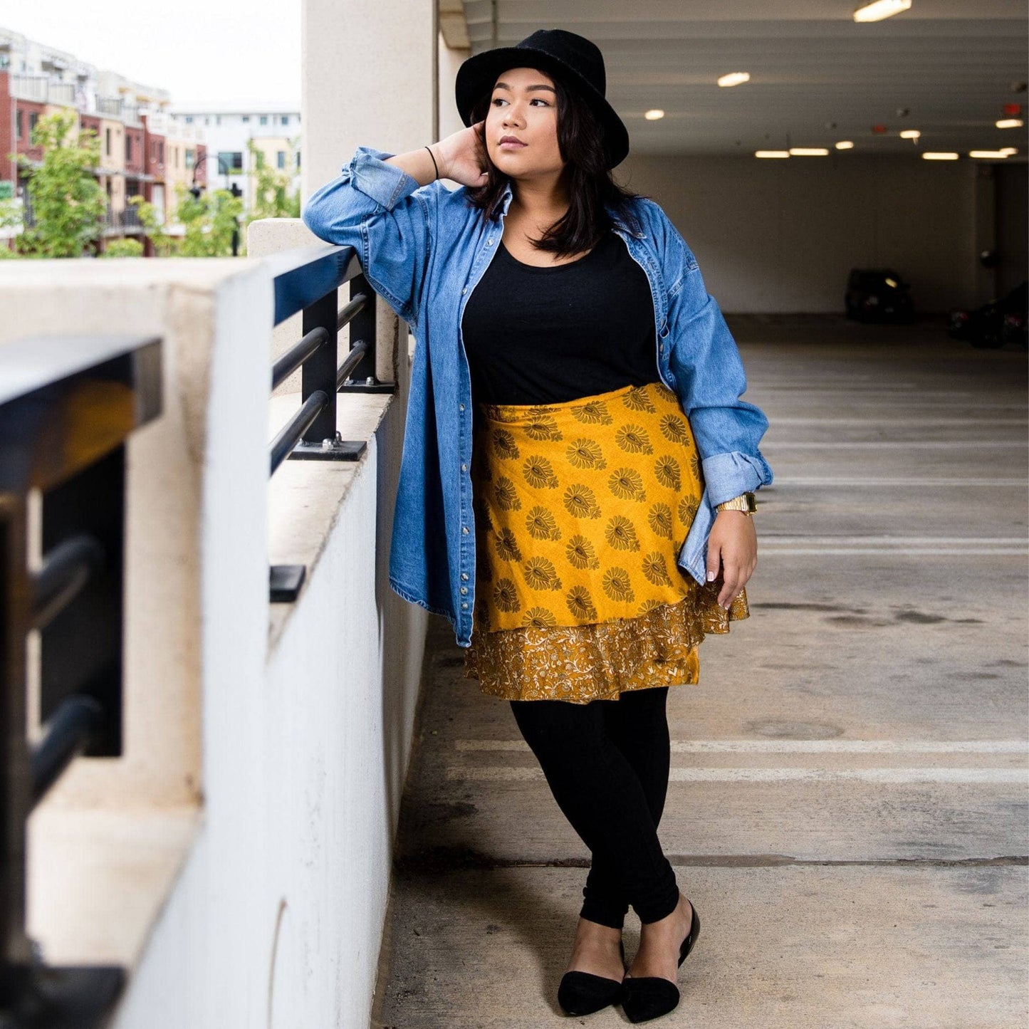 Knee-Length: "Mini" Sari Wrap Skirts - Darn Good Yarn