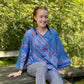 Seconds and Surplus Recycled Sari Hooded Poncho - Darn Good Yarn