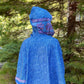 Seconds and Surplus Recycled Sari Hooded Poncho - Darn Good Yarn
