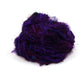 Torned and used purple yarn.