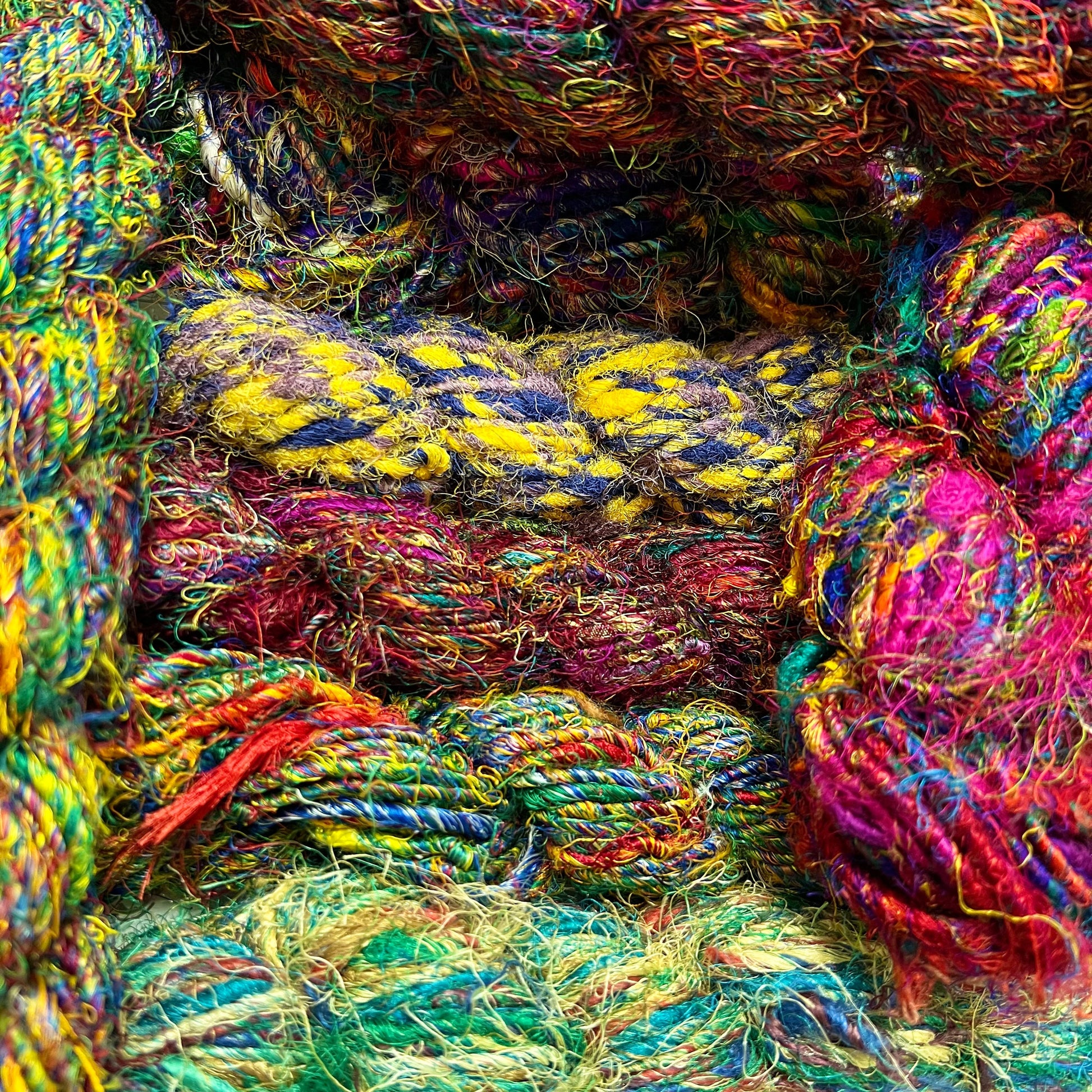 Mystery Hank of Banana Fiber Yarn - Darn Good Yarn