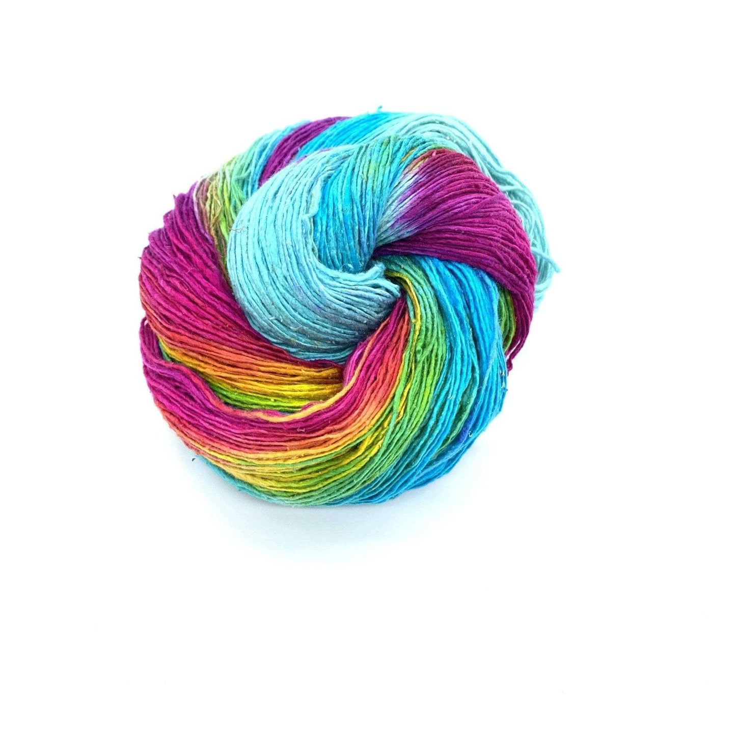 Peek-a-Boo Lace Weight Recycled Silk Yarn - Darn Good Yarn