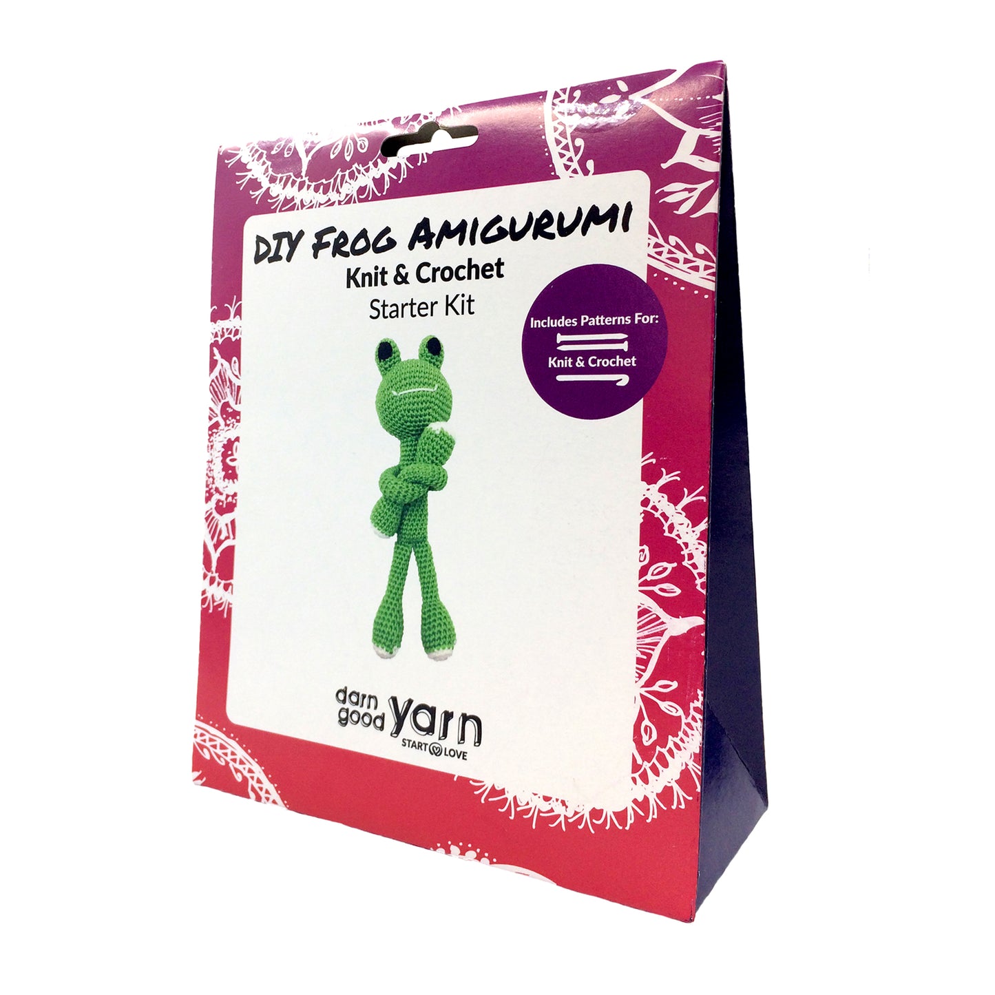 DIY frog amigurumi box 