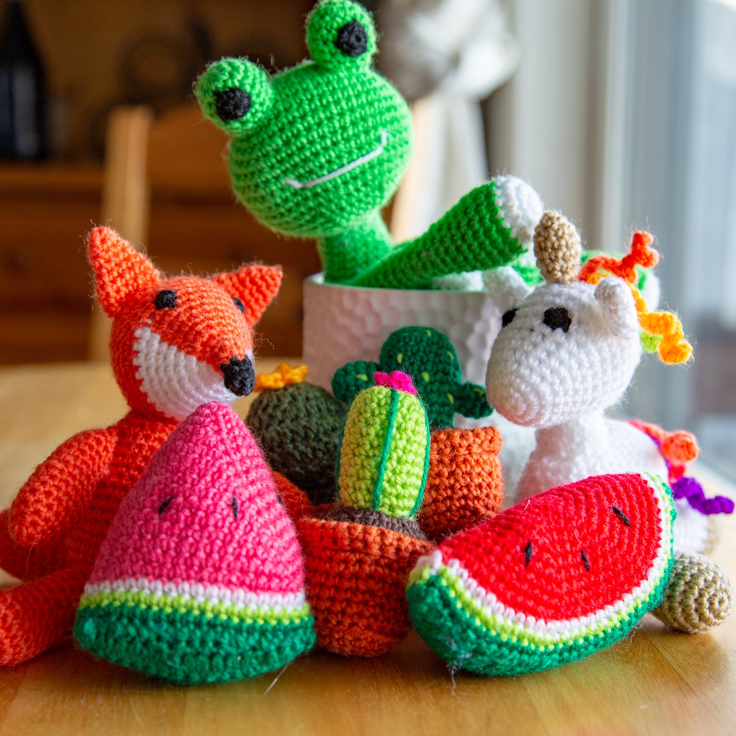 DIY Stuffed Animal Knit & Crochet Kit Packs