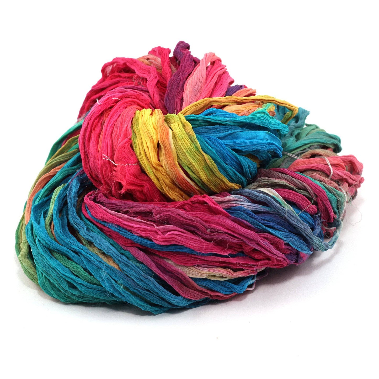 Silk Chiffon Ribbon Yarn - Watercolors