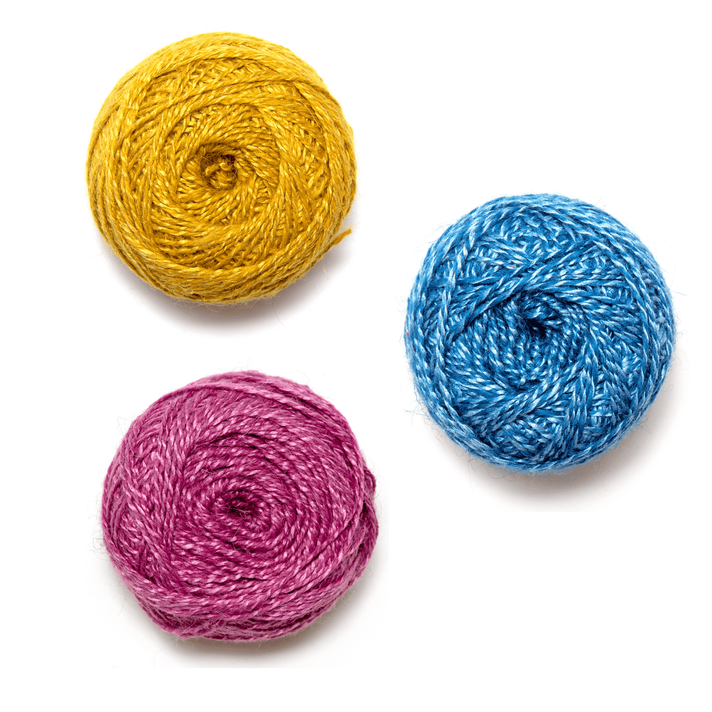 Herbal Dyed Silky Wool Plied Yarn